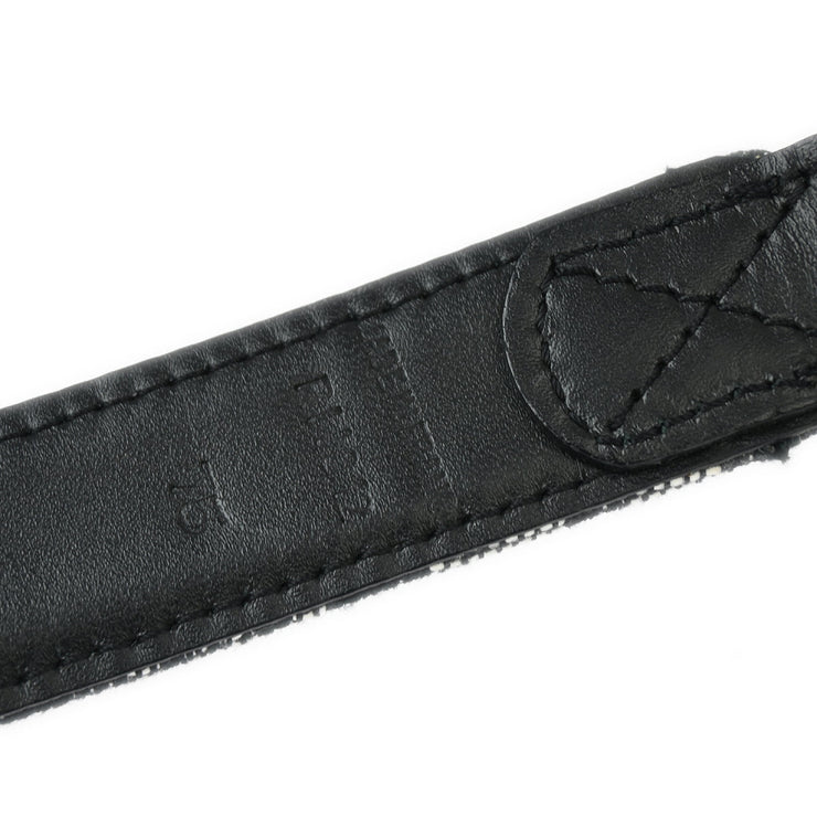 Christian Dior Trotter Belt Black #75 Small Good