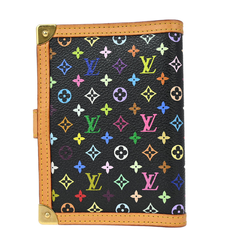 Louis Vuitton Monogram Multicolor Agenda PM Notebook Cover R20895 Small Good