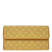 Louis Vuitton Beige Mini Porte Tresor International Wallet M92444