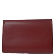 Cartier Bordeaux Trifold Wallet Purse