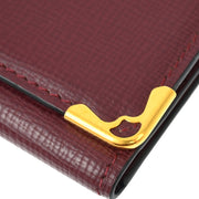 Cartier Bordeaux 6 Hook Key Case Small Good