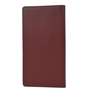 Cartier Bordeaux Bifold Long Wallet Purse