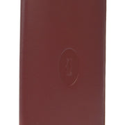 Cartier Bordeaux Bifold Long Wallet Purse