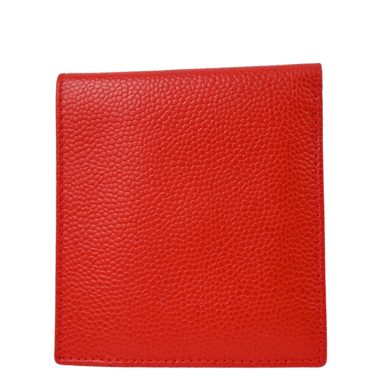 Christian Dior Red Bifold Wallet Purse