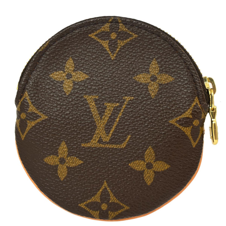 Louis Vuitton Monogram Porte Monnaie Rond Coin Purse Wallet M61926