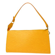 Louis Vuitton 2001 Yellow Epi Pochette Accessoires Handbag M52959