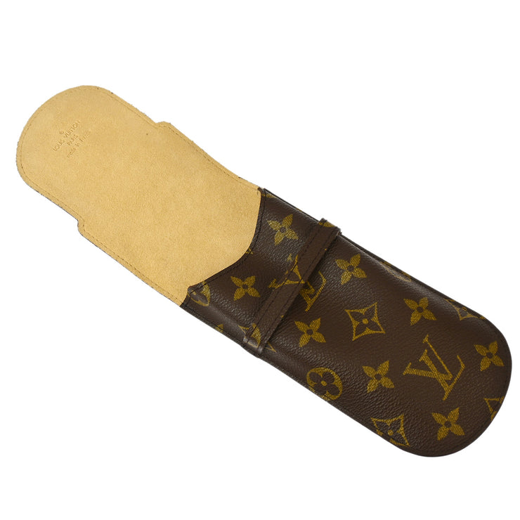 Louis Vuitton 1996 Etui Lunettes Glasses Case M62970 Small Good