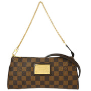 Louis Vuitton Damier Eva 2way Chain Handbag N55213