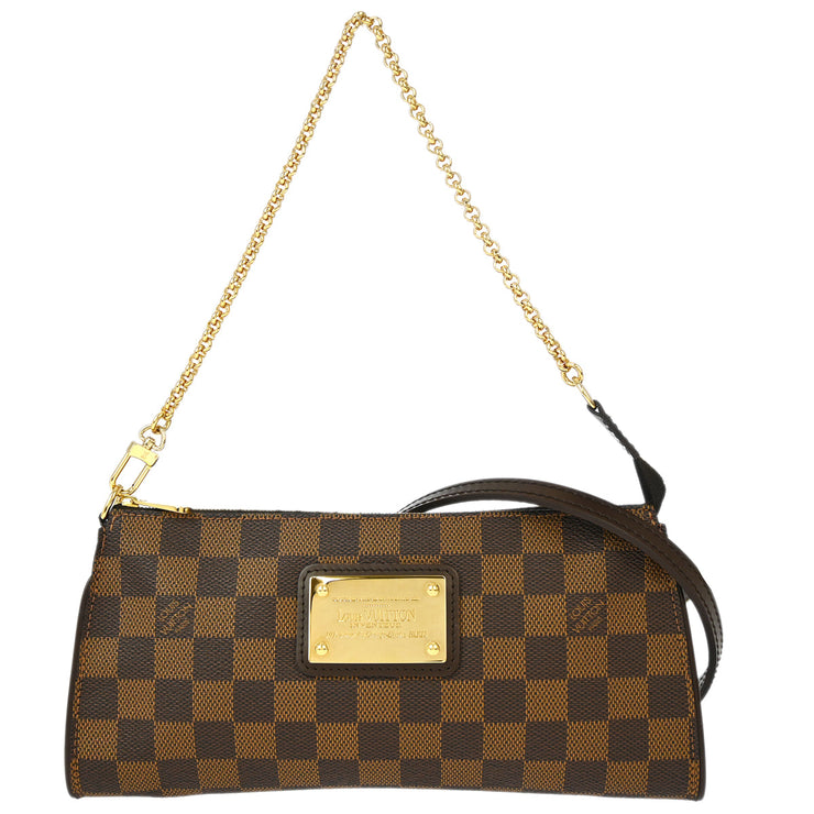 Louis Vuitton Damier Eva 2way Chain Handbag N55213