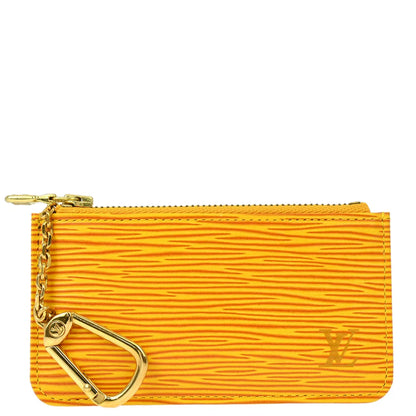 Louis Vuitton 1994 Yellow Epi Pochette Cles Coin Case Wallet M63809