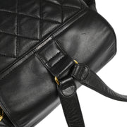 Chanel Black Lambskin Backpack