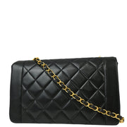 Chanel Black Lambskin Medium Diana Shoulder Bag