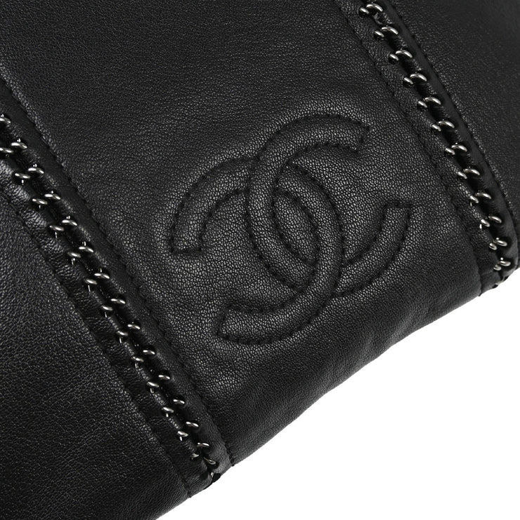 Chanel Black Calfskin Luxury Tote Bag