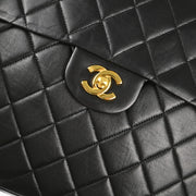 Chanel Black Lambskin Backpack