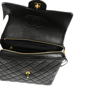 Chanel Black Lambskin Backpack