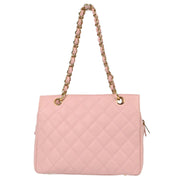 Chanel Pink Caviar Petite Timeless Tote PTT Chain Handbag