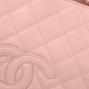 Chanel Pink Caviar Petite Timeless Tote PTT Chain Handbag