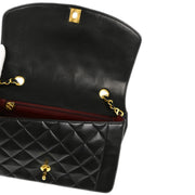 Chanel Black Lambskin Medium Diana Shoulder Bag