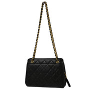 Chanel Black Lambskin Shoulder Bag