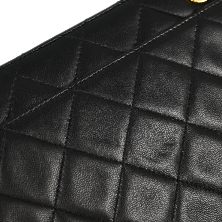 Chanel Black Lambskin Shoulder Bag