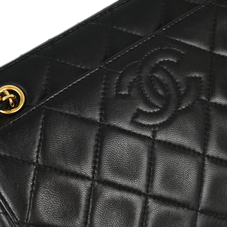 Chanel Black Lambskin Shoulder Bag