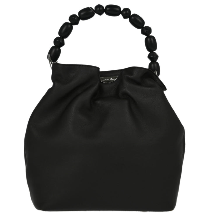 Christian Dior Black Leather Malice Handbag