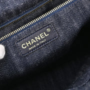 Chanel Navy Denim Tote Handbag