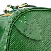 Louis Vuitton Green Epi Speedy 25 Handbag M43014