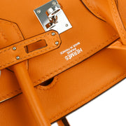 Hermes Orange Swift Birkin 25 Handbag