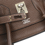 Hermes Chocolat Togo Birkin 25 Handbag