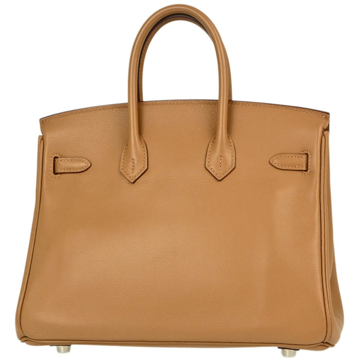 Hermes Beige Swift Birkin 25 Handbag