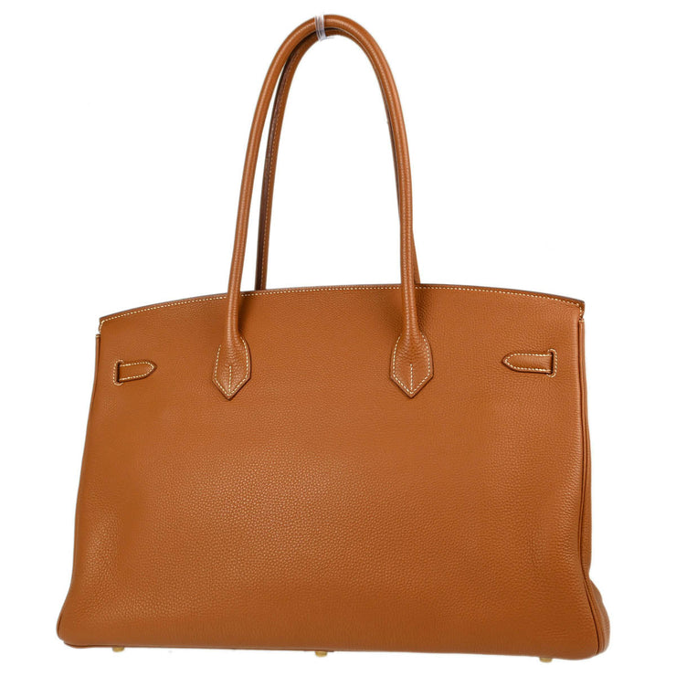 Hermes Gold Togo Birkin 45 Handbag