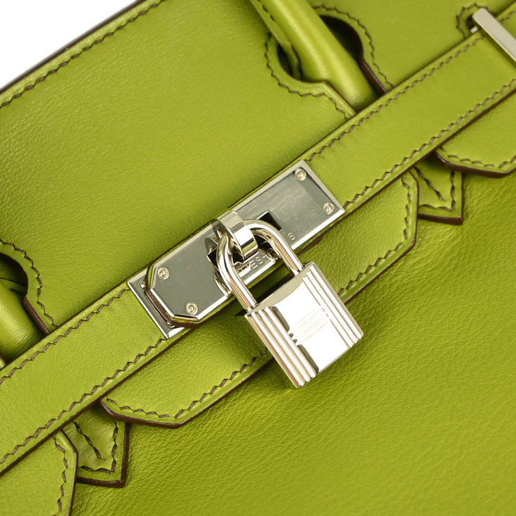 Hermes Green Swift Birkin 30 Handbag