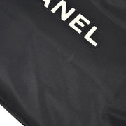 Chanel Black Nylon Shoulder Tote Bag