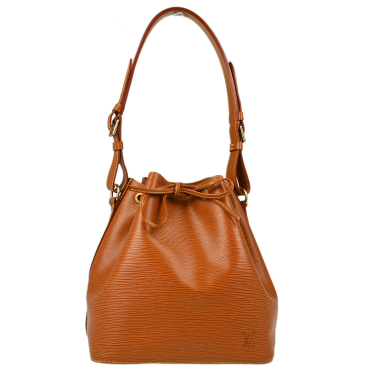 Louis Vuitton Brown Epi Petite Noe Bucket Shoulder Bag M44108