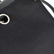 Hermes Black Toile Officier Herbag a Dos Backpack