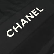 Chanel Black Nylon Shoulder Tote Bag