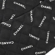 Chanel Black Canvas Maxi Classic Flap Shoulder Bag