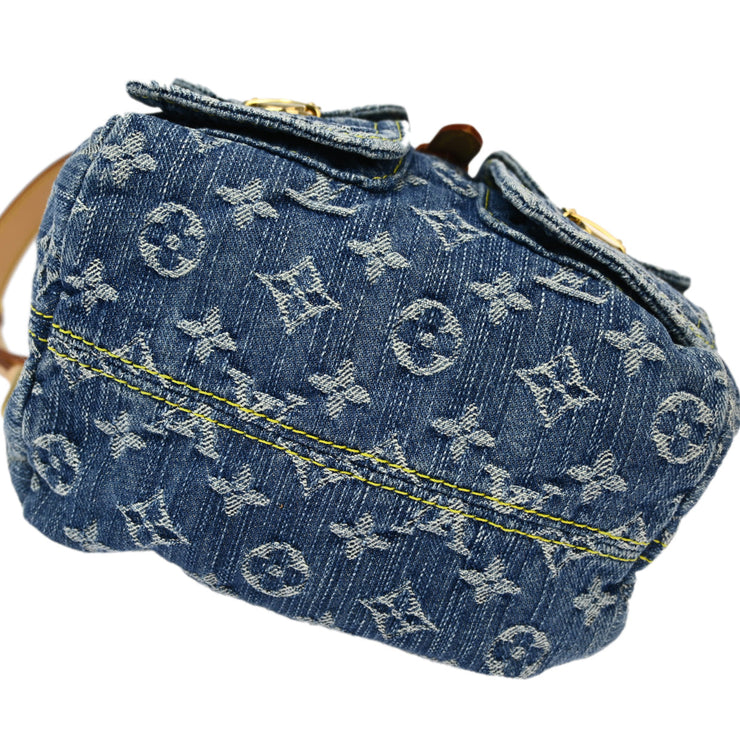 Louis Vuitton Blue Monogram Denim Sac a Dos PM Backpack M95057