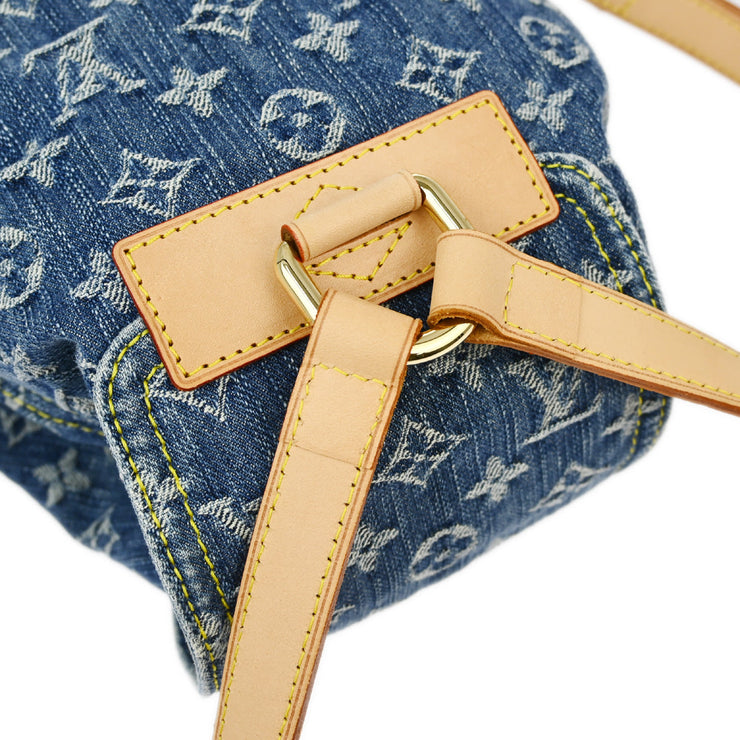 Louis Vuitton Blue Monogram Denim Sac a Dos PM Backpack M95057