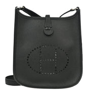 Hermes Black Epsom Evelyne TPM Shoulder Bag