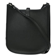 Hermes 2007 Black Epsom Evelyne TPM Shoulder Bag