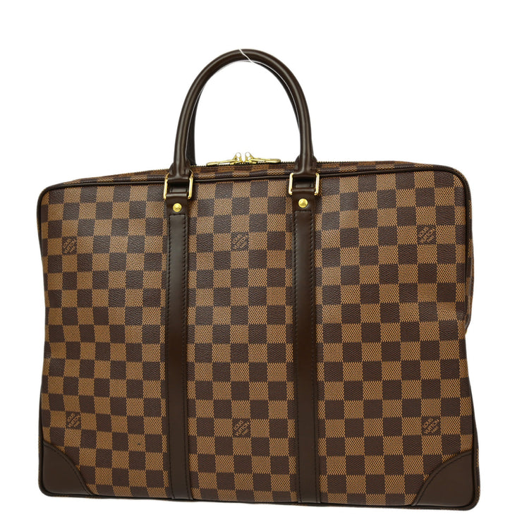 Louis Vuitton 2006 Damier Porte Documents Voyage Handbag N41124