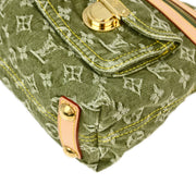 Louis Vuitton Green Monogram Denim Baggy PM Shoulder Bag M95213