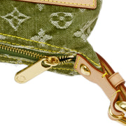 Louis Vuitton Green Monogram Denim Baggy PM Shoulder Bag M95213