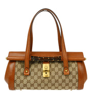 Gucci Brown Bamboo GG Handbag