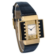 Van Cleef & Arpels Domino Ref.WIYF02F3 Quartz Watch 18KYG Black