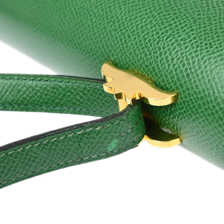 Hermes * Green Lisse Tree Shoulder Bag