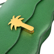 Hermes * Green Lisse Tree Shoulder Bag