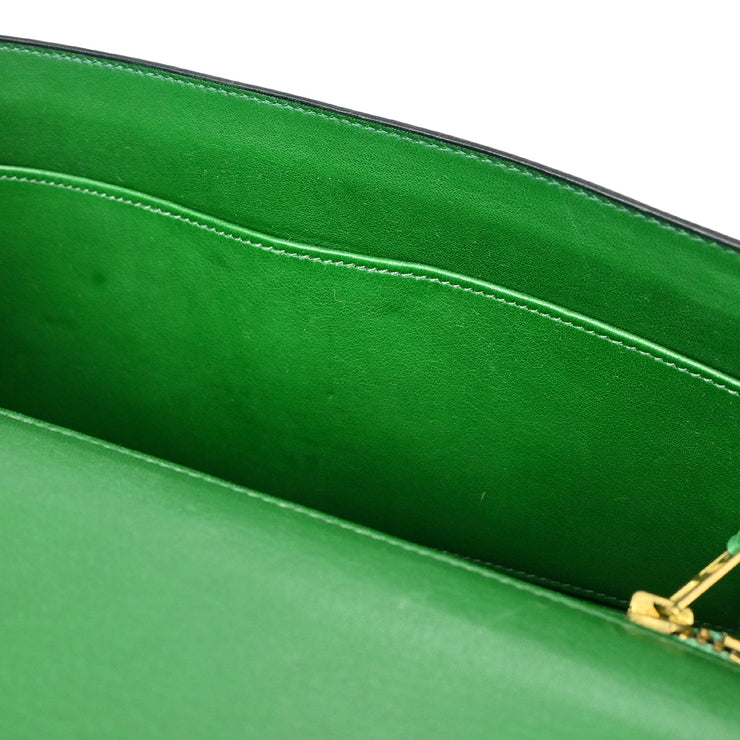 Hermes * Green Lisse Tree Shoulder Bag